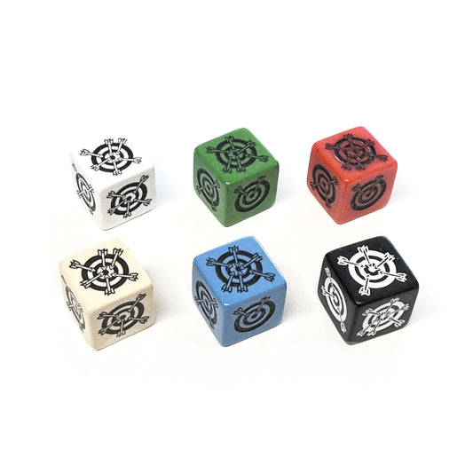 2015: Bullseye Arrow d6 (6 colors - 16mm)