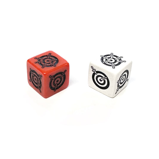 2016: Bullseye Dagger d6 (2 colors - 16mm)