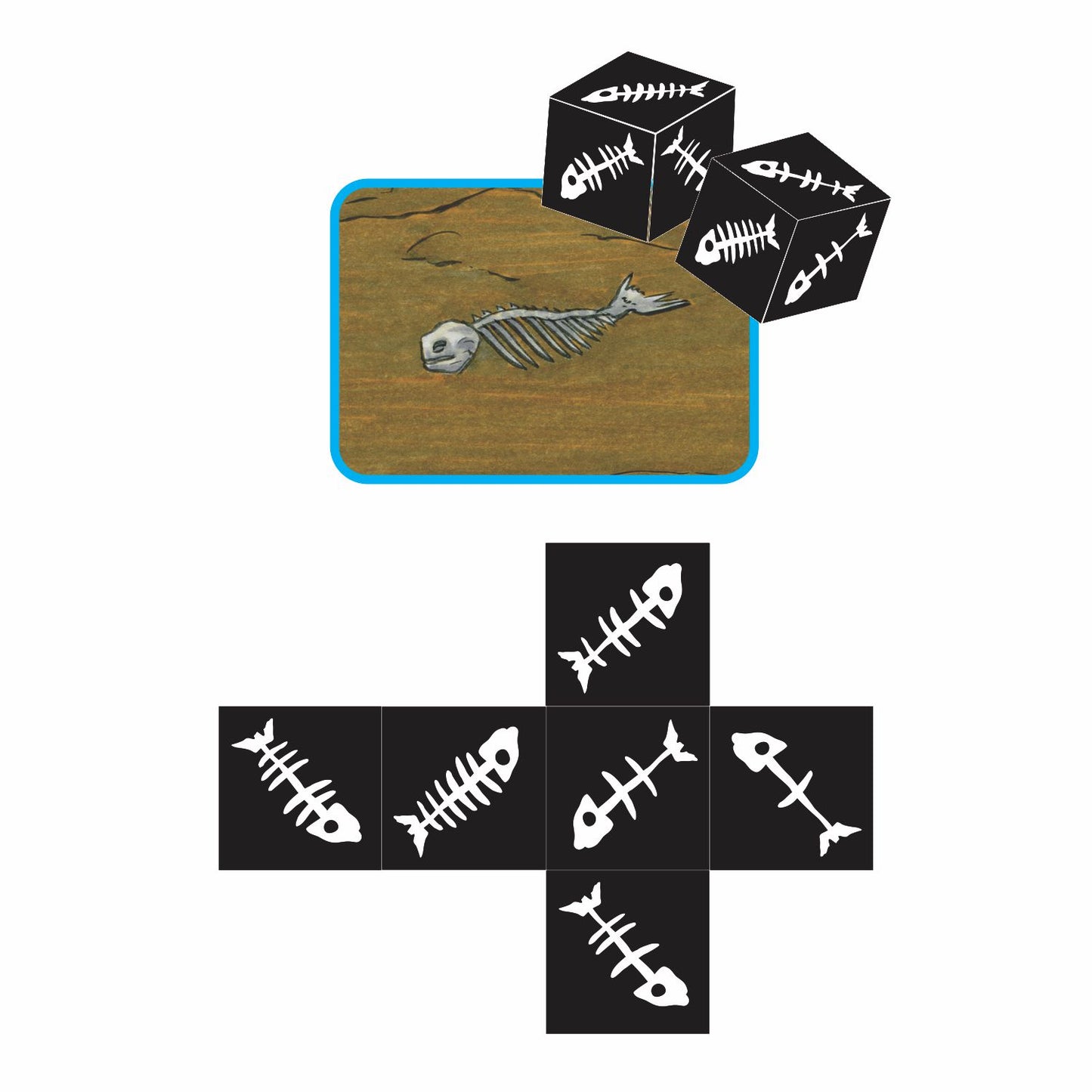 Fish Bones d6