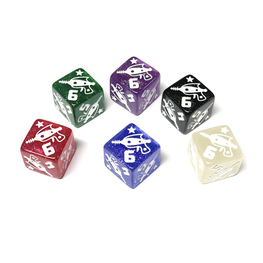 2018: Oblit-O-Tron d6 (6 colors - blue released in 2022 - 19mm)