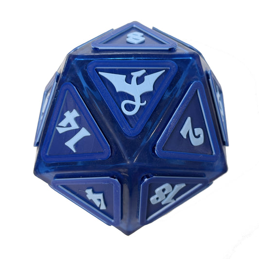 2020: Epic Sea Dragon d20 (6.5" custom d20)