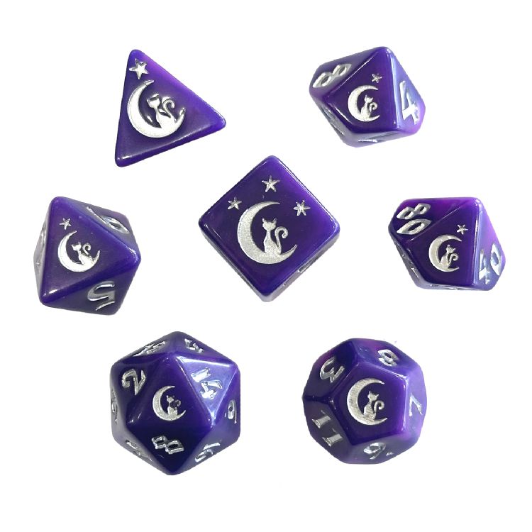 Moonbeam Polyhedral Dice Set