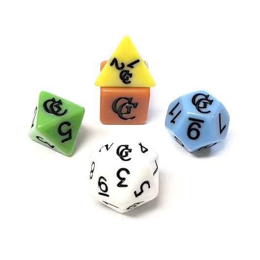 2019: Gary Con Limited Edition Roll with Gary 5 Dice Set (sized to 19mm d6)