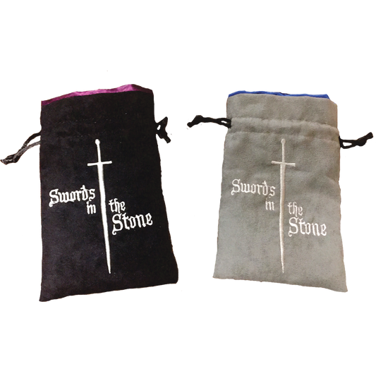 2017: Swords in the Stone Dice Bag (2 colors - 4" x 6")