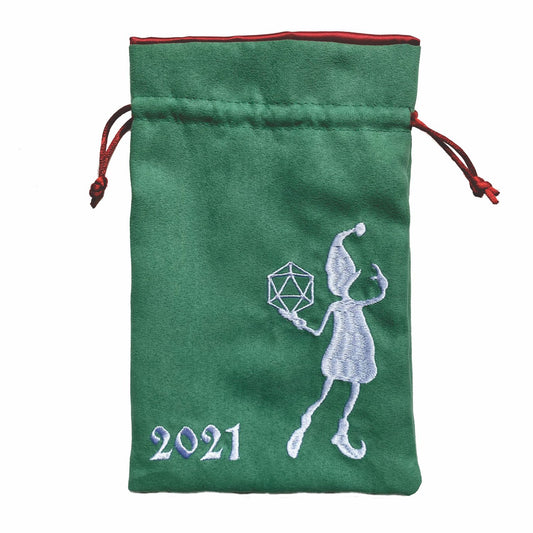 2021: Santa's Workshop Limited Edition Dice Bag (5.5" x 8.5")