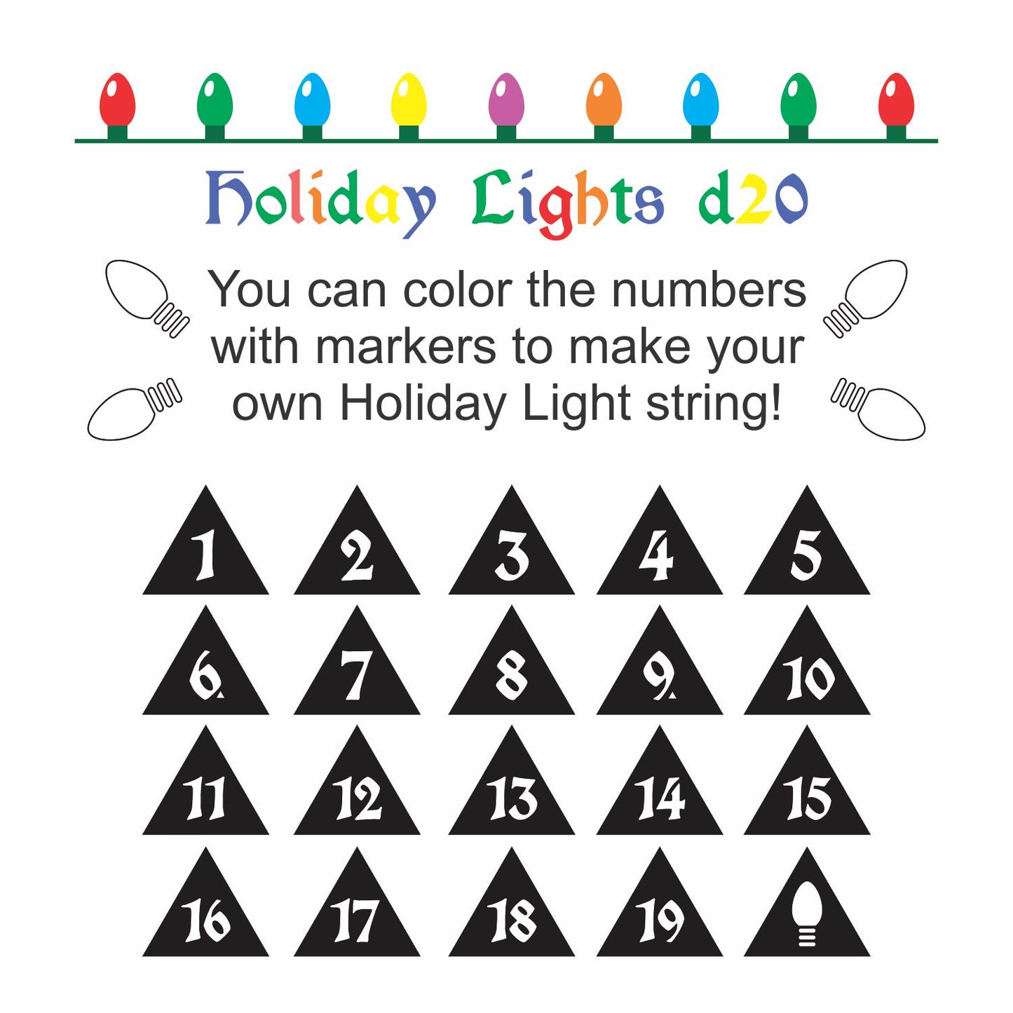 Holiday Lights d20