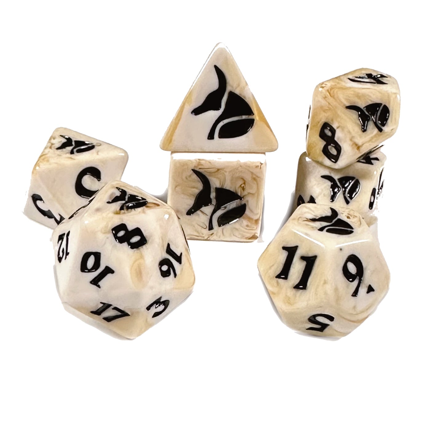 Anubis Polyhedral Dice Set – Black Oak Workshop