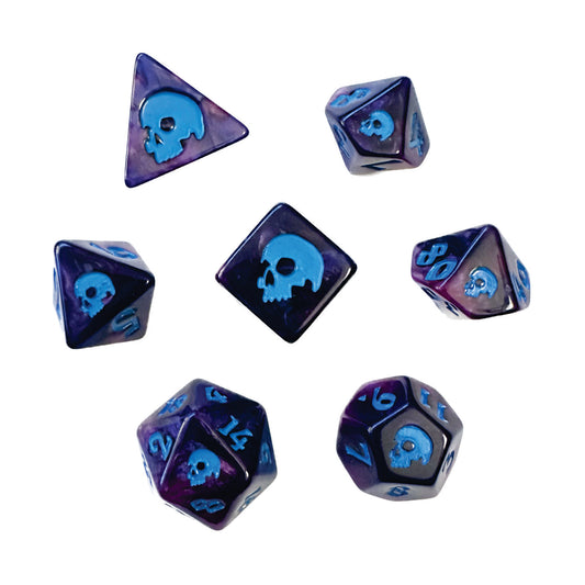 Black Death Dreadgloom Polyhedral Dice Set