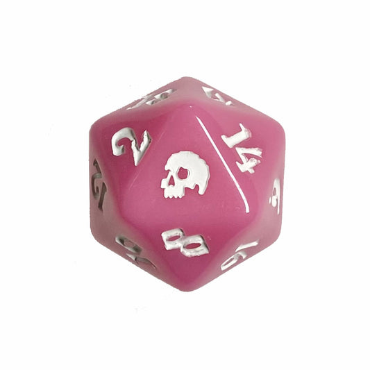 Black Death d20 Pink