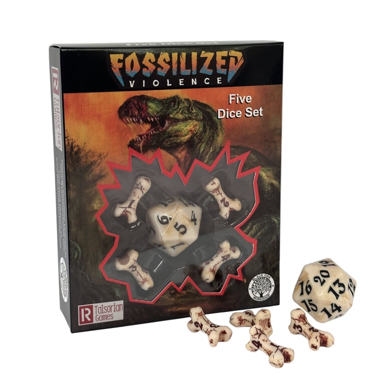Fossilized Violence 5 Dice Set