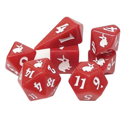 Evil Rabbit Polyhedral Dice Set