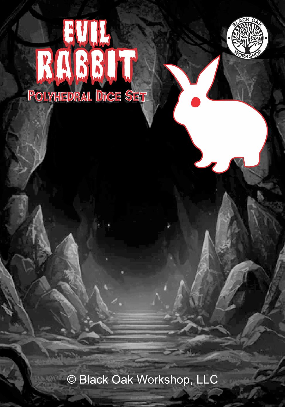 Evil Rabbit Polyhedral Dice Set