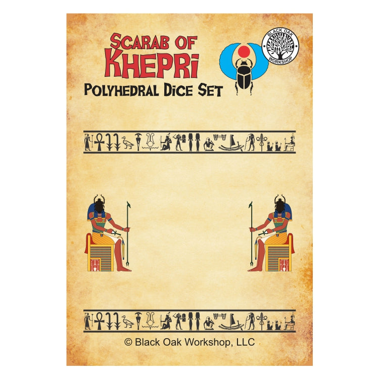 Khepri Polyhedral Dice Set