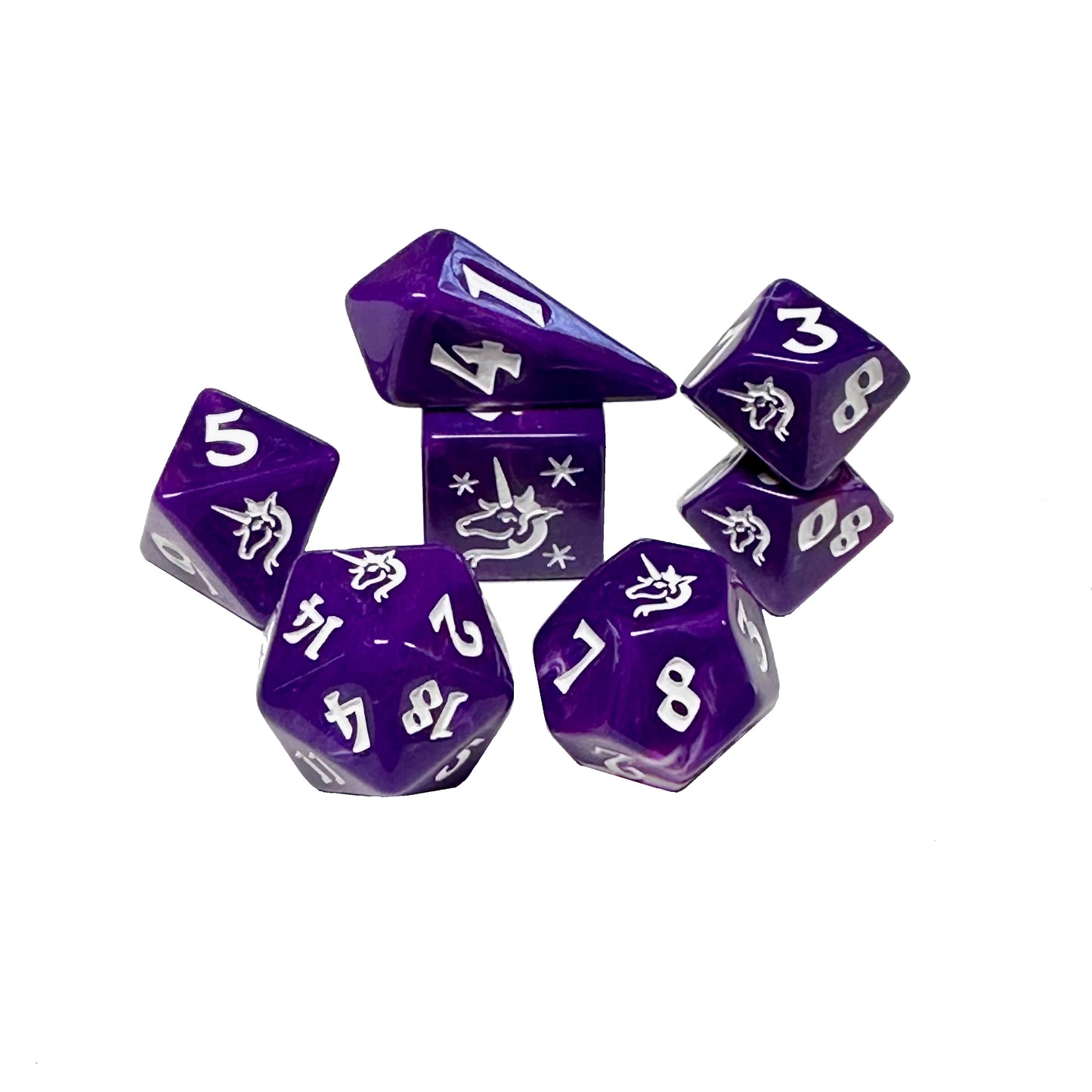 Unicorn Polyhedral Dice Set