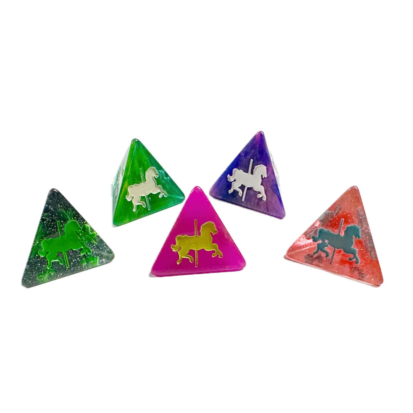 Carousel Horse Dice Set (5 dice)