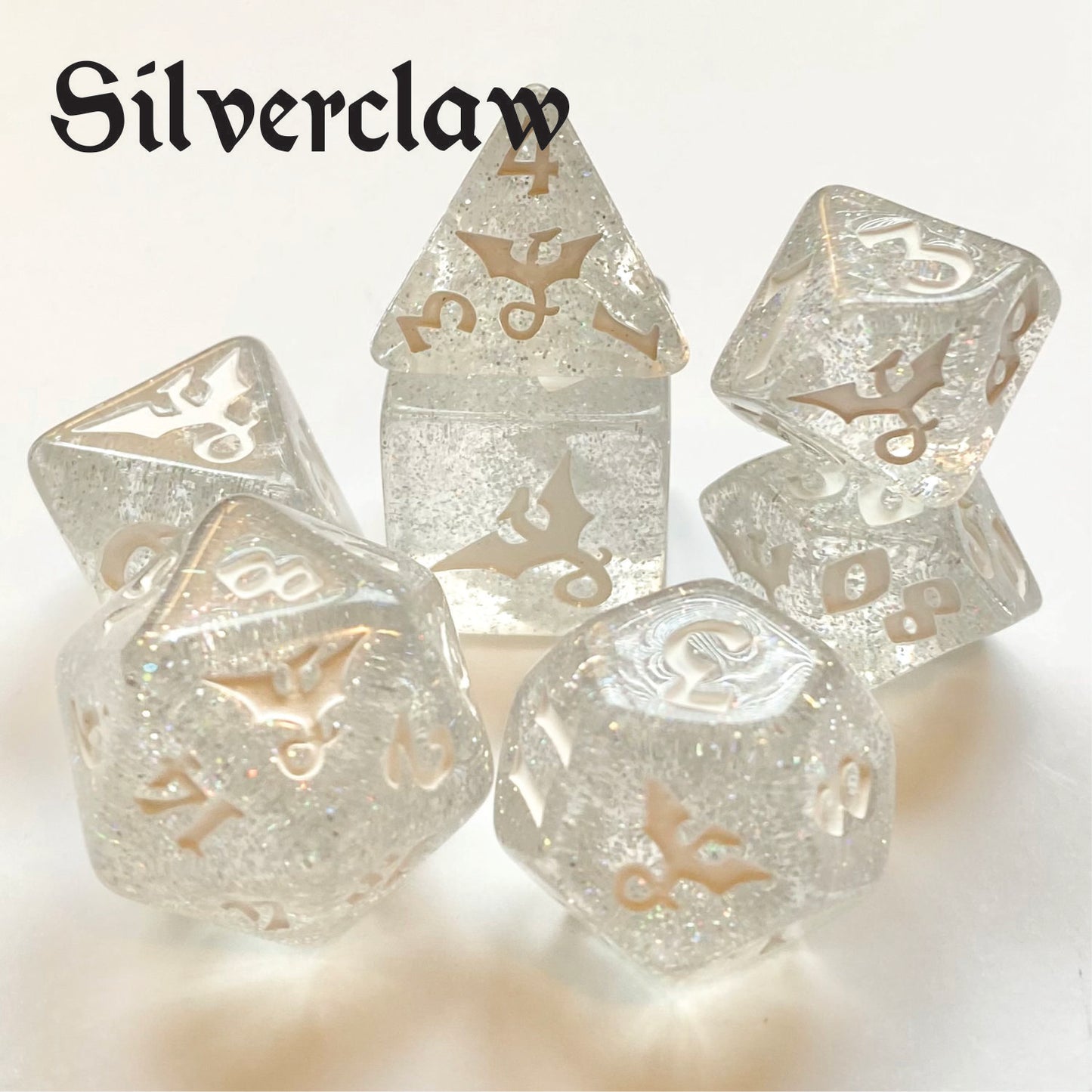 Glitter Dragon Silverclaw in d20 Case