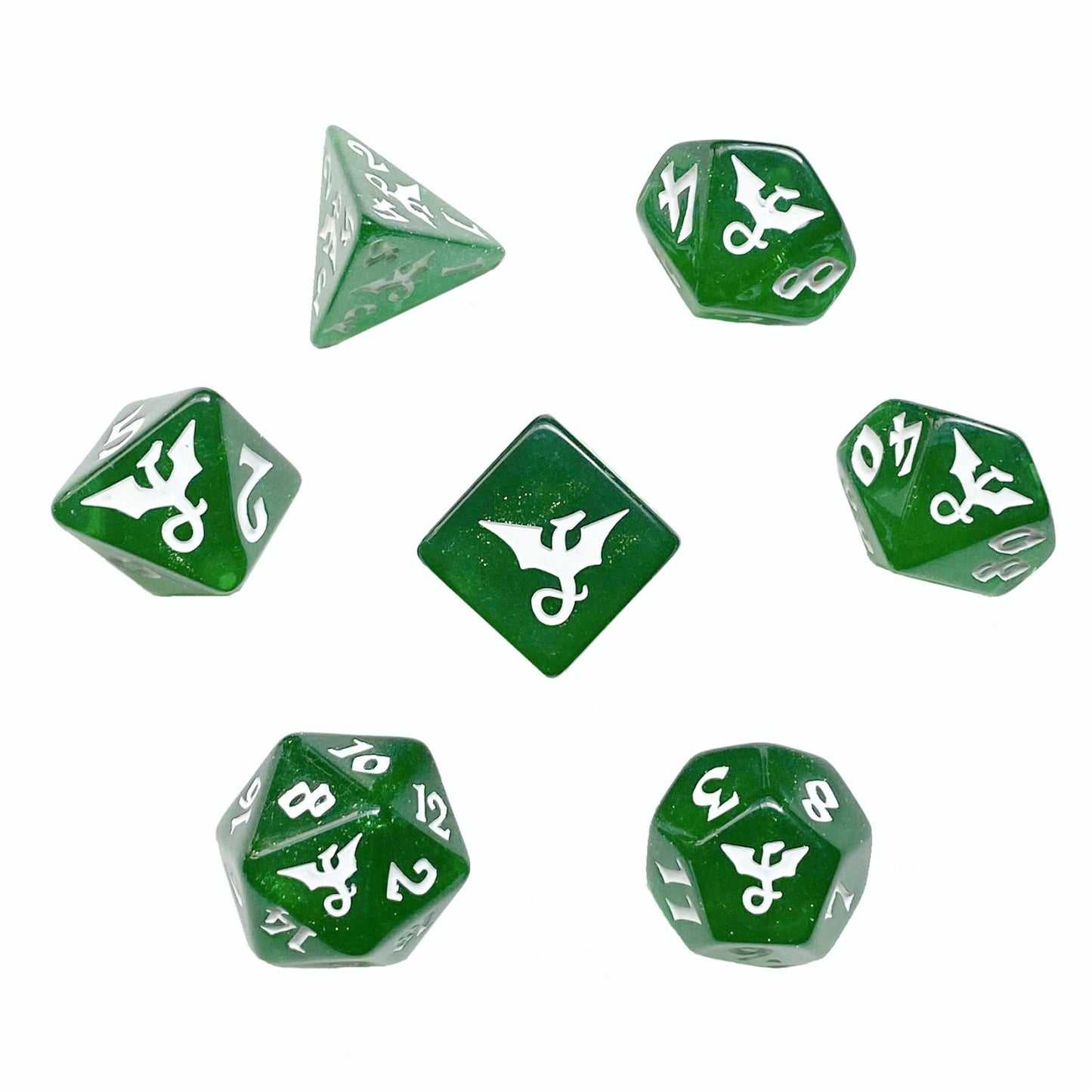 Glitter Dragon Veridius Polyhedral Dice Set