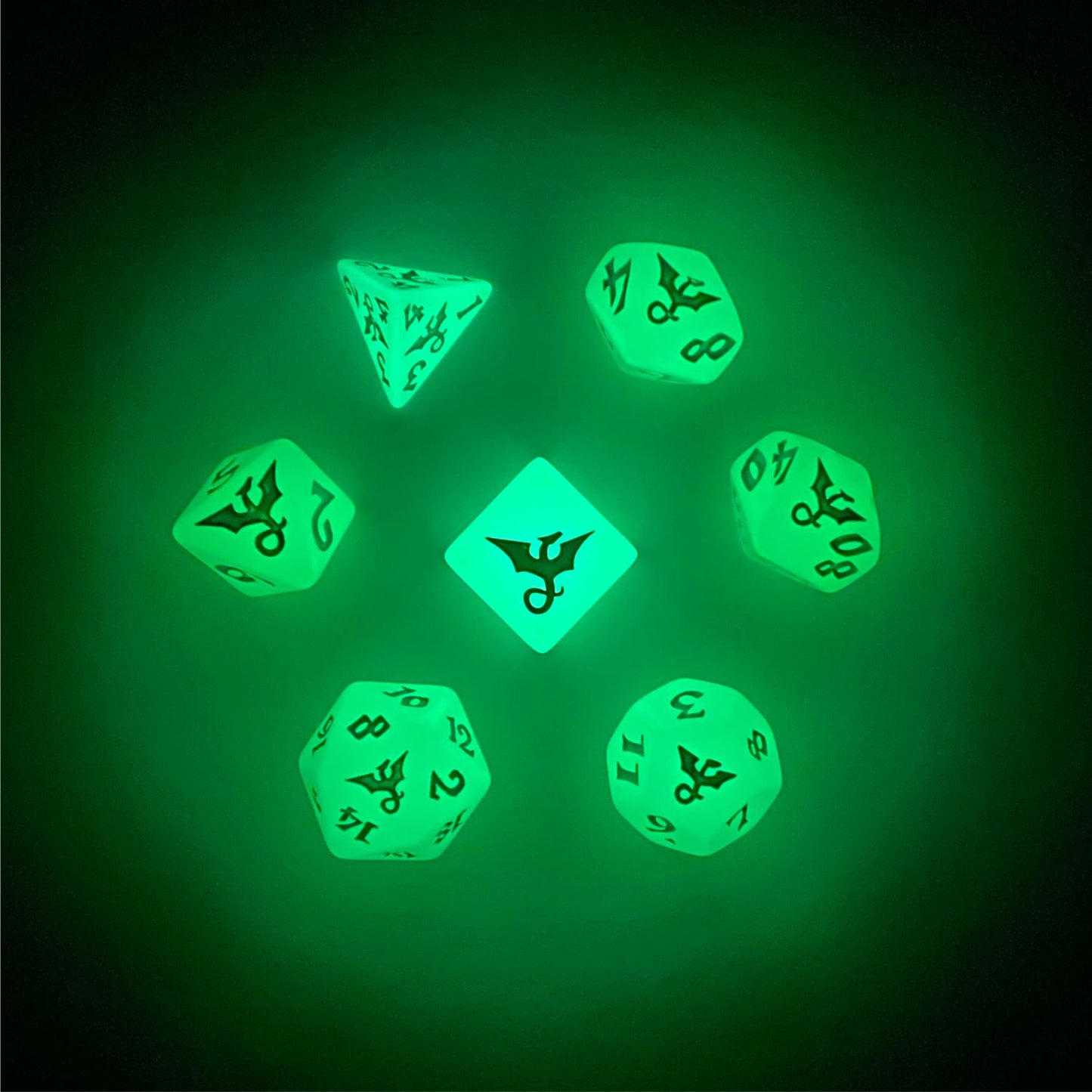 Moon Dragon (glow) in d20 Case