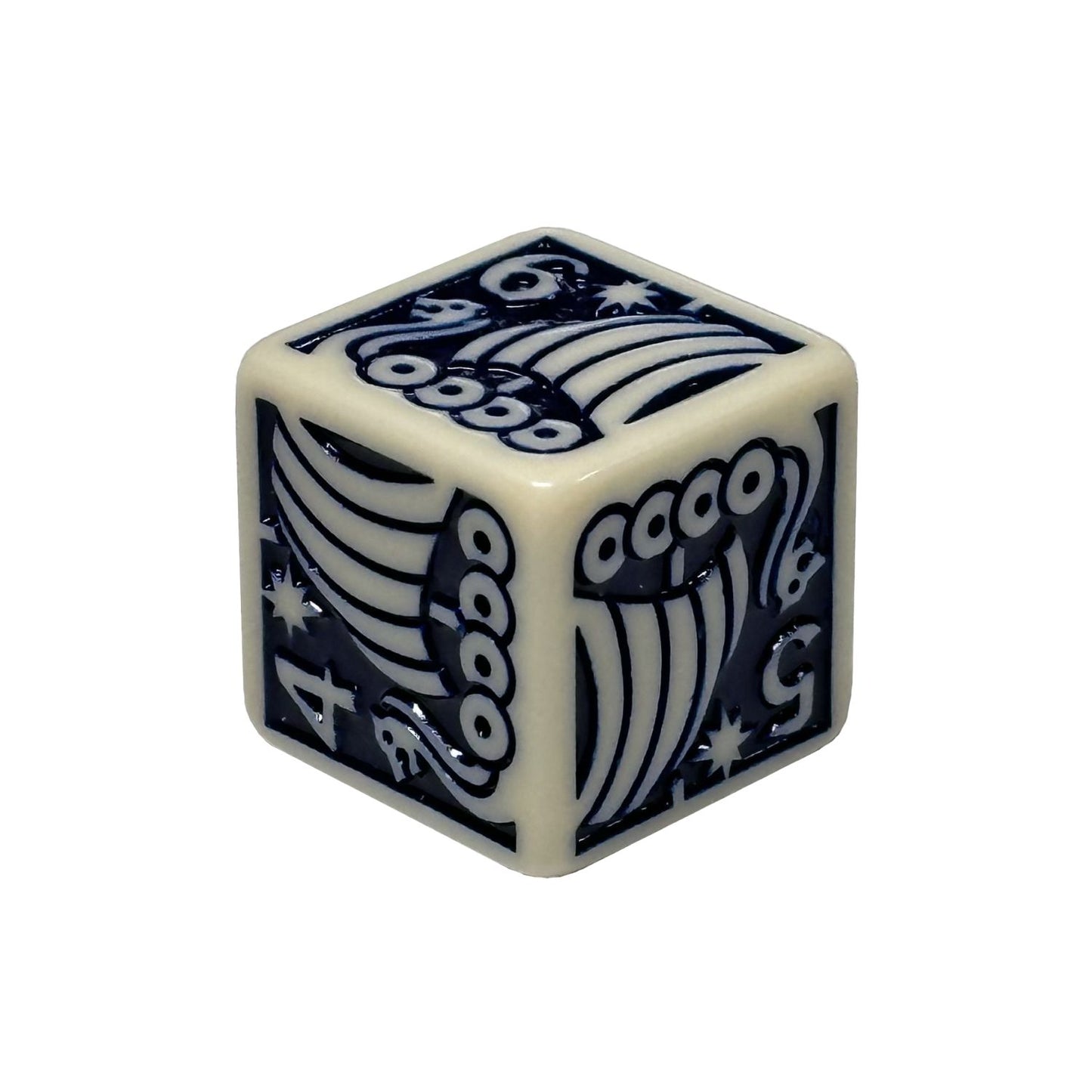 Dragonship d6 (blue)