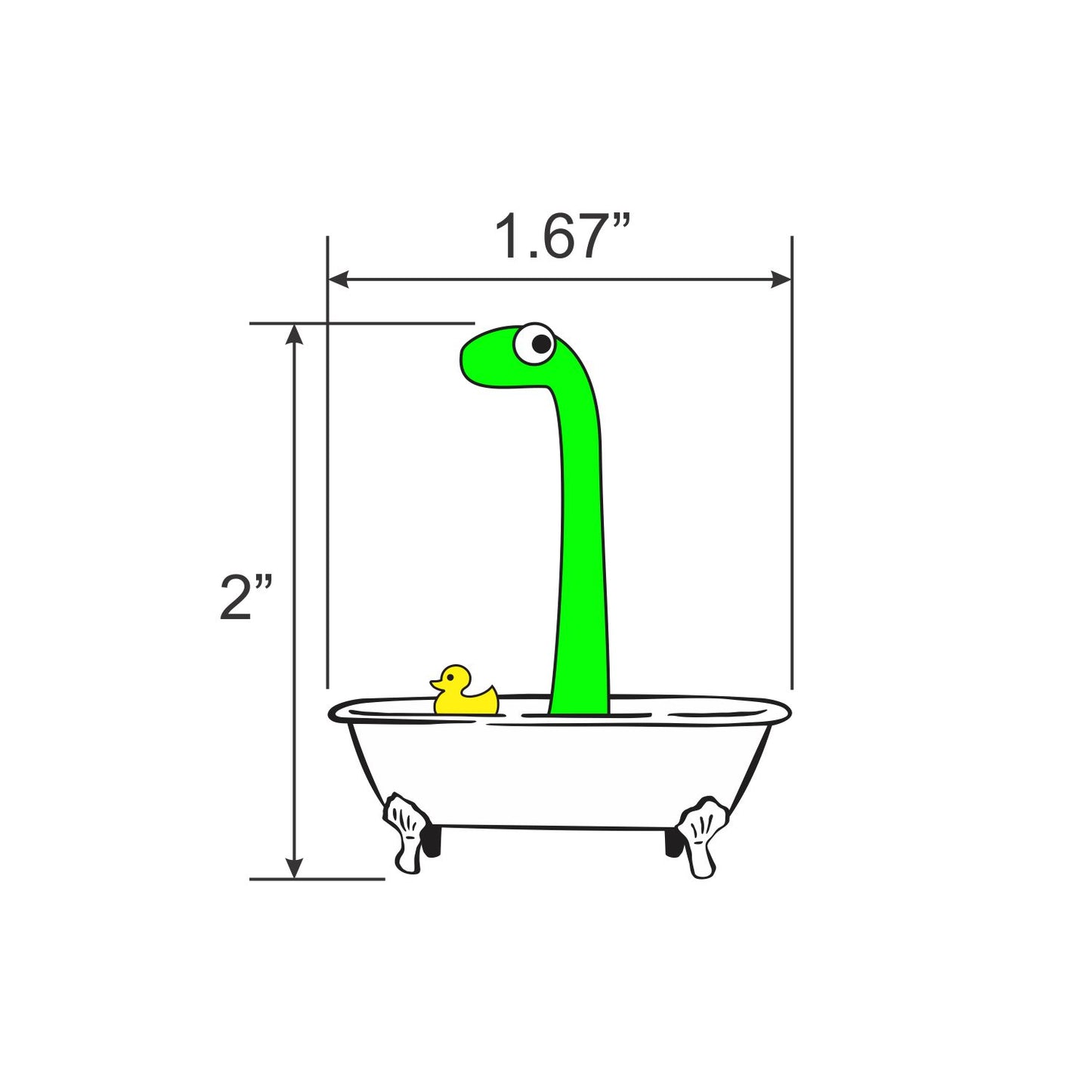 Dino Ducky Pin