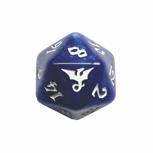 Dragon d20 Blue