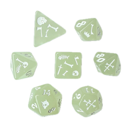 Gelatinous Cube Polyhedral Dice Set