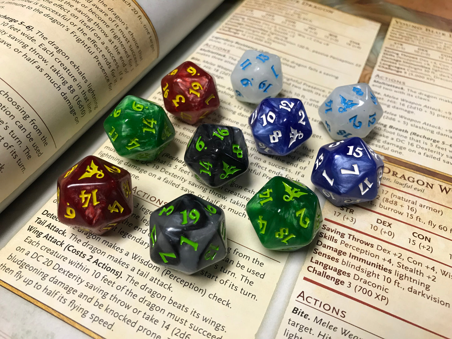 Dragon d20 Red