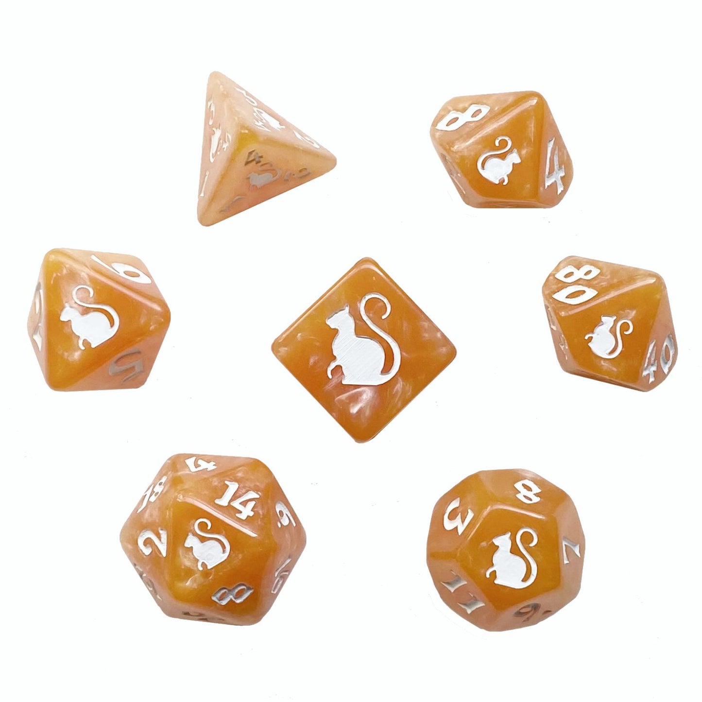 Kitty Clacks® Prowler Polyhedral Dice Set