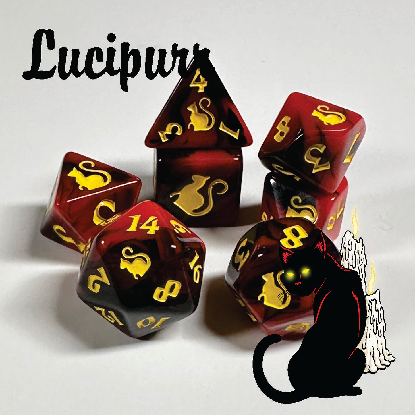 Kitty Clacks® Lucipurr in d20 Case