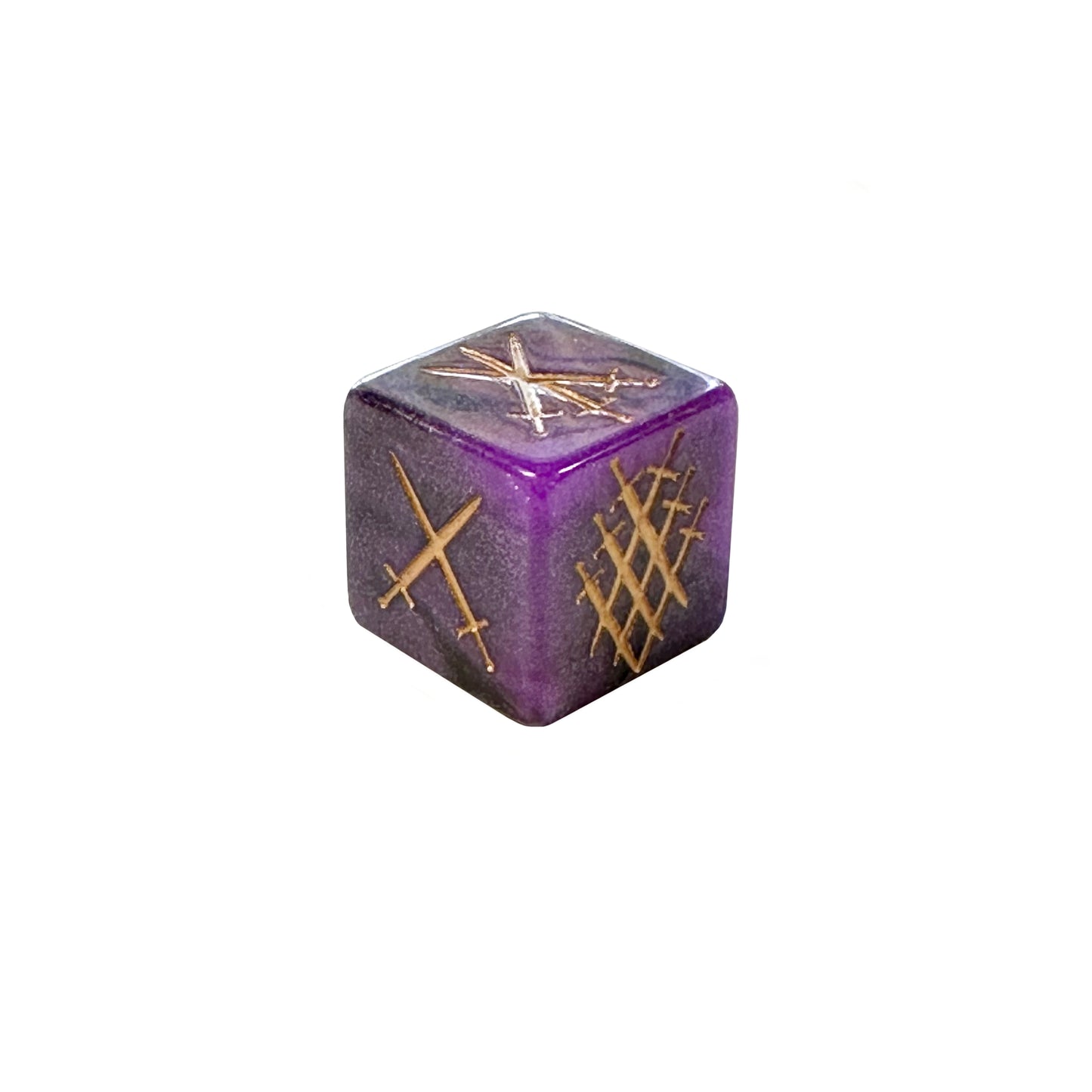 Swords in the Stone d6 Purple Knight