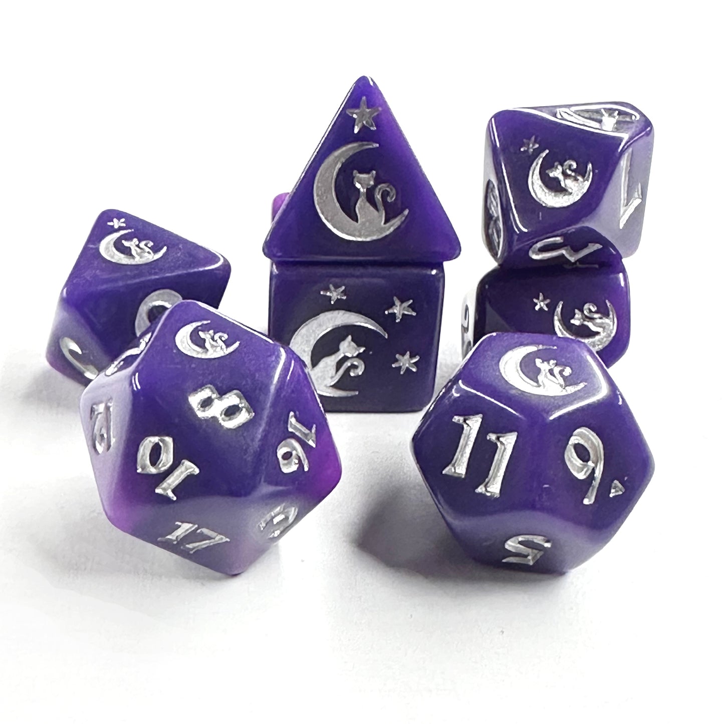 Moonbeam Polyhedral Dice Set — Dice Dash