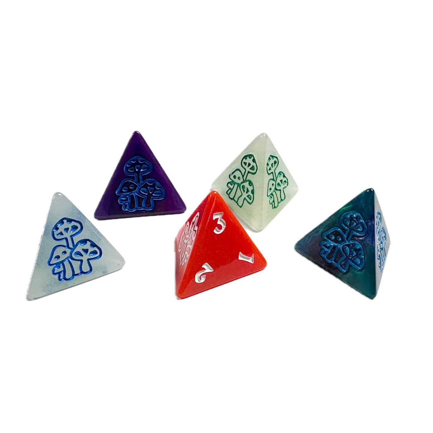 Mushroom Dice Set (5 dice)