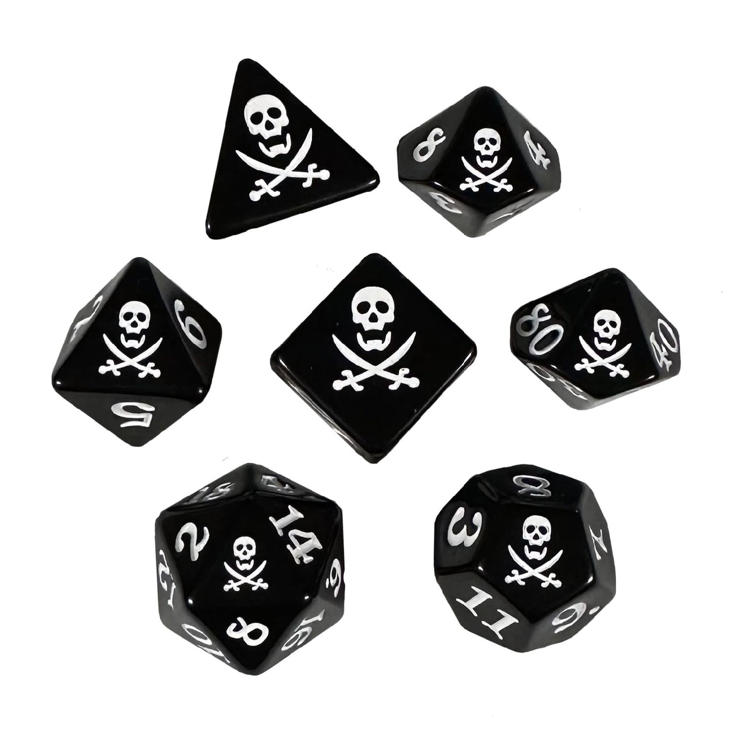 Pirates Polyhedral Dice Set