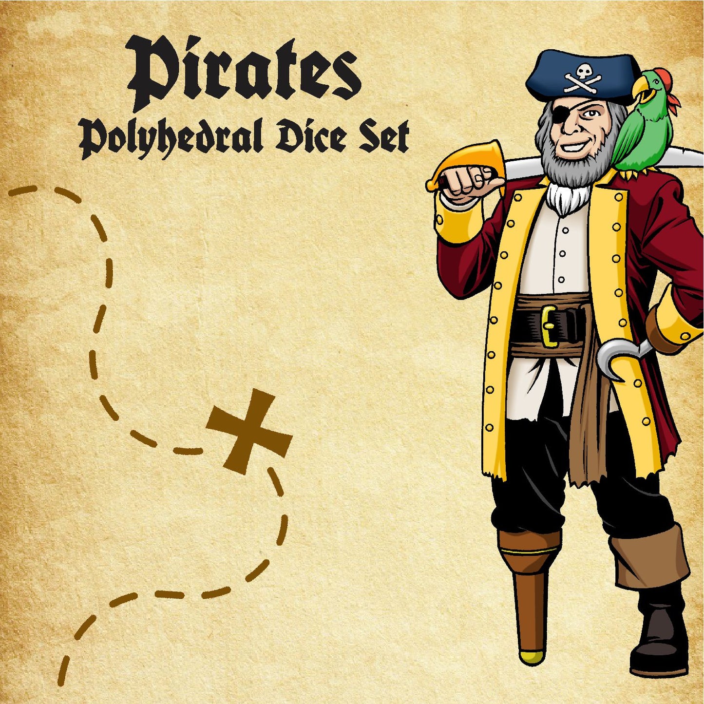 Pirates Polyhedral Dice Set