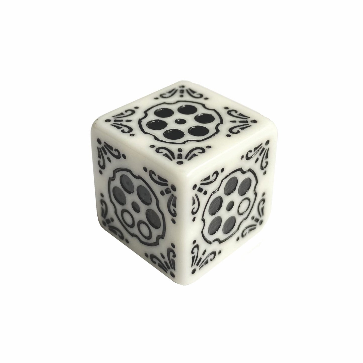 Six Shooters d6 White