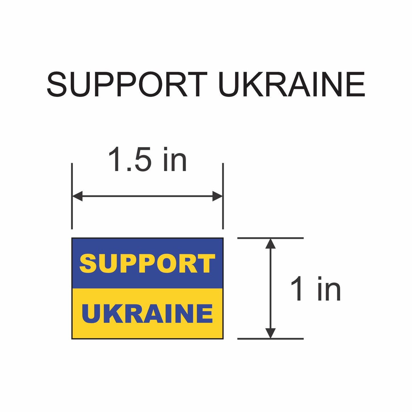 Support Ukraine Pin