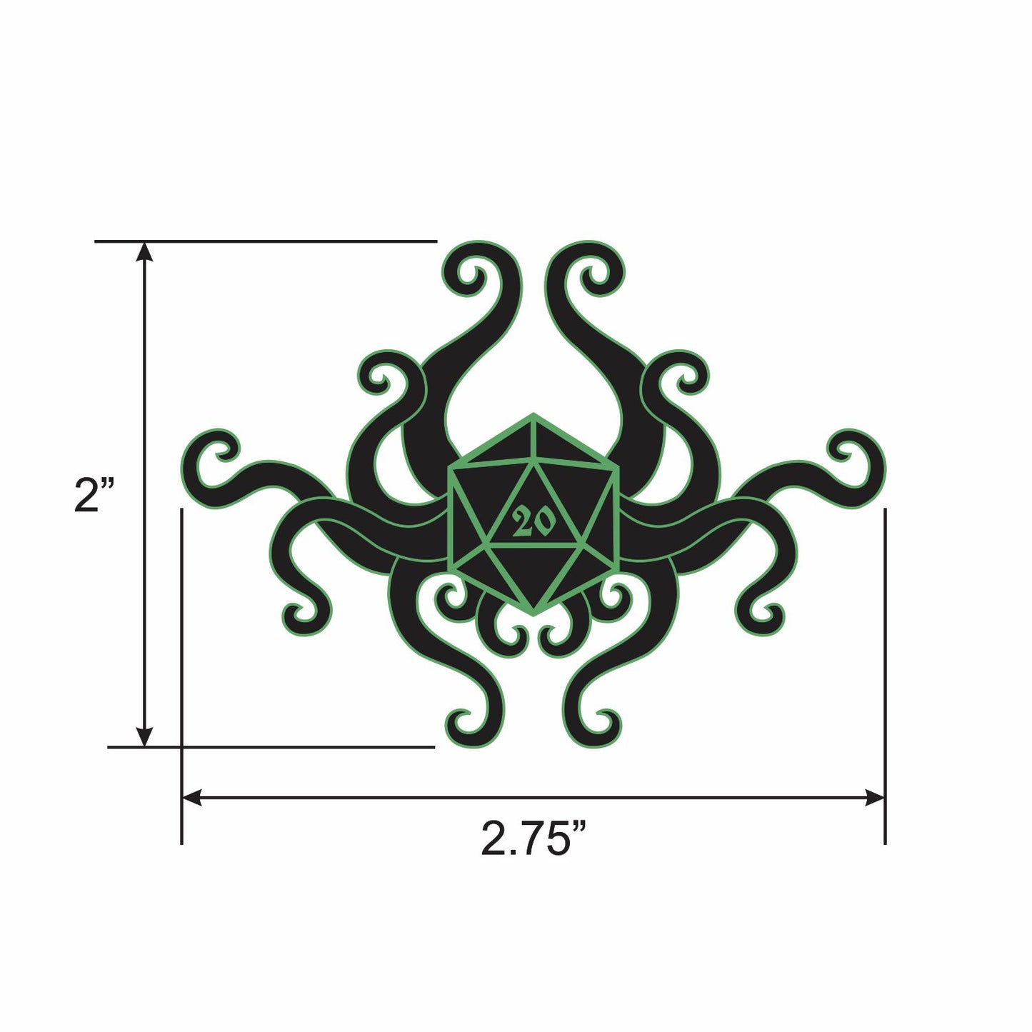Tentacle d20 Pin