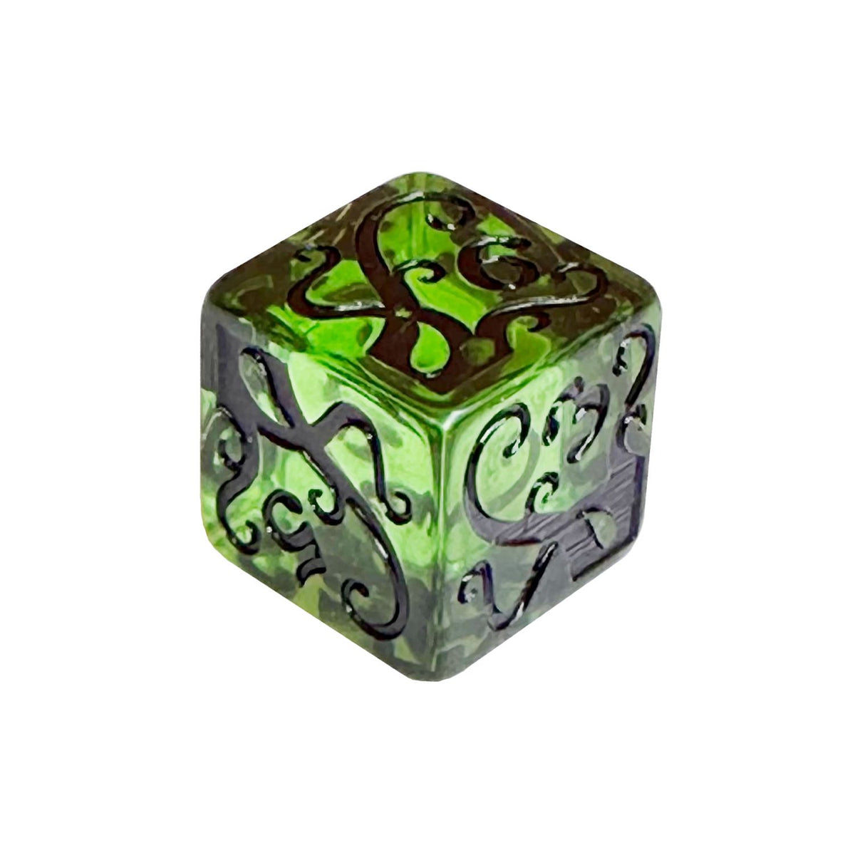 Tentacle d6 Clear/Green