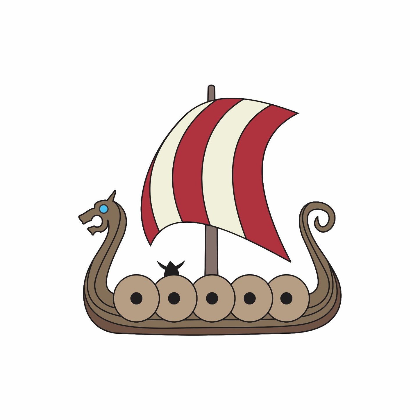 Viking Ship Pin