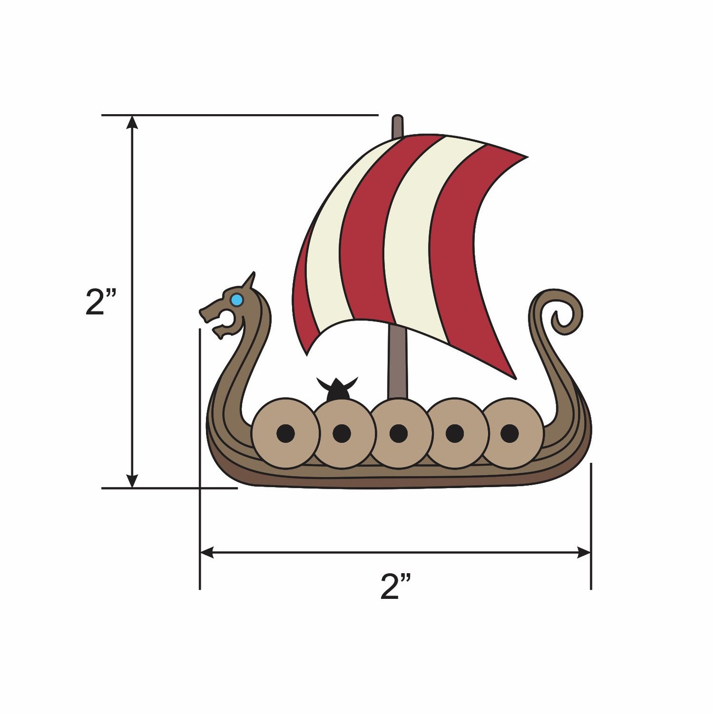 Viking Ship Pin