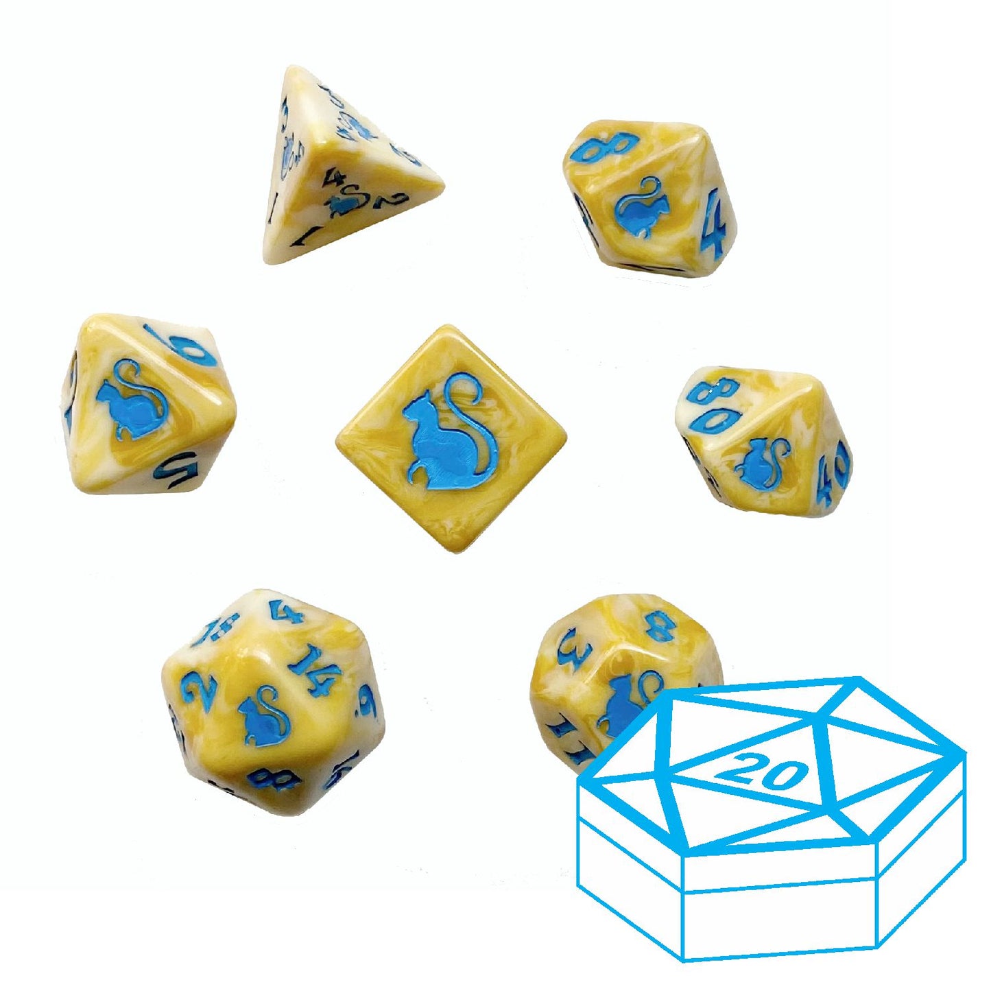 Kitty Clacks® Yum-Yum in d20 Case