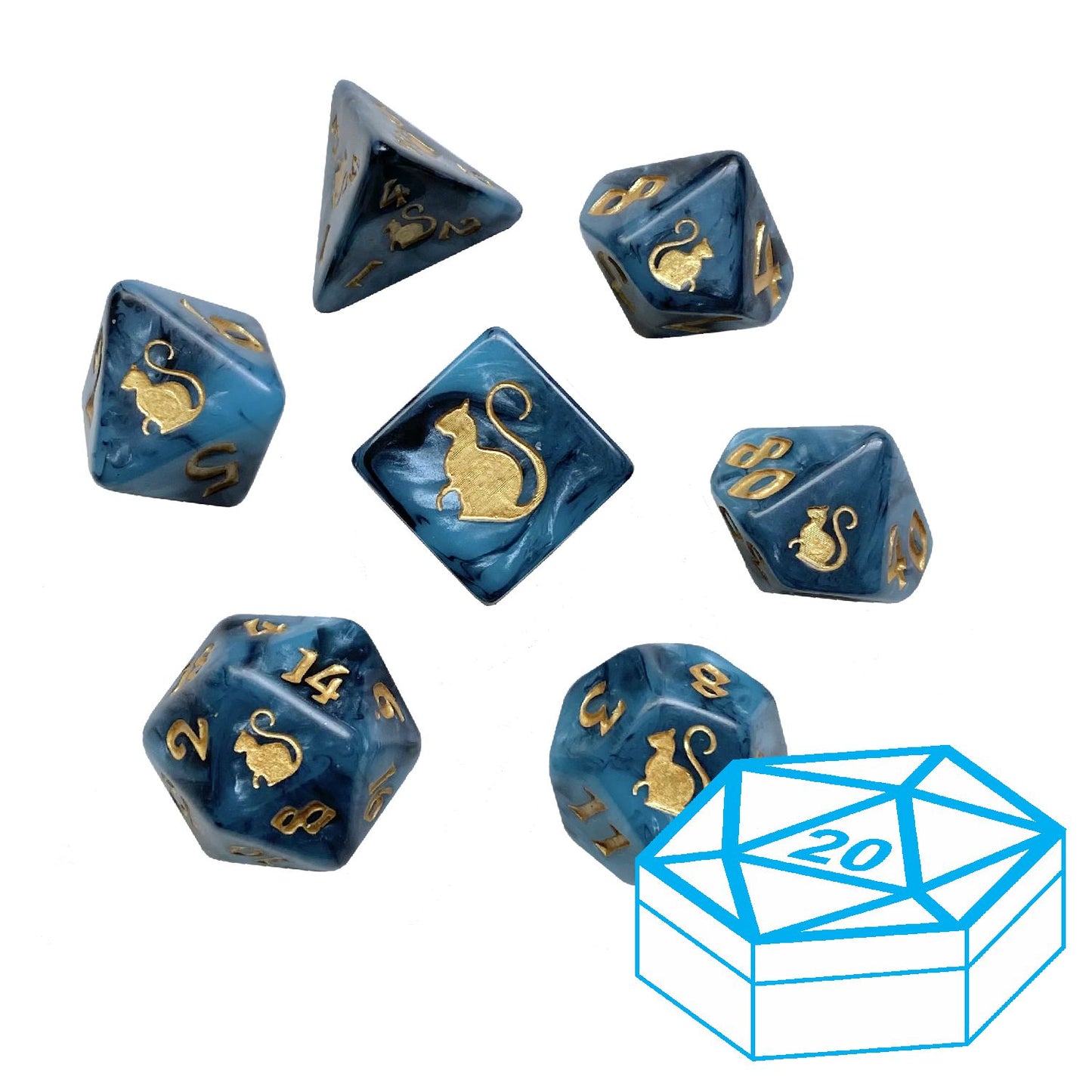 Kitty Clacks® Bast in d20 Case