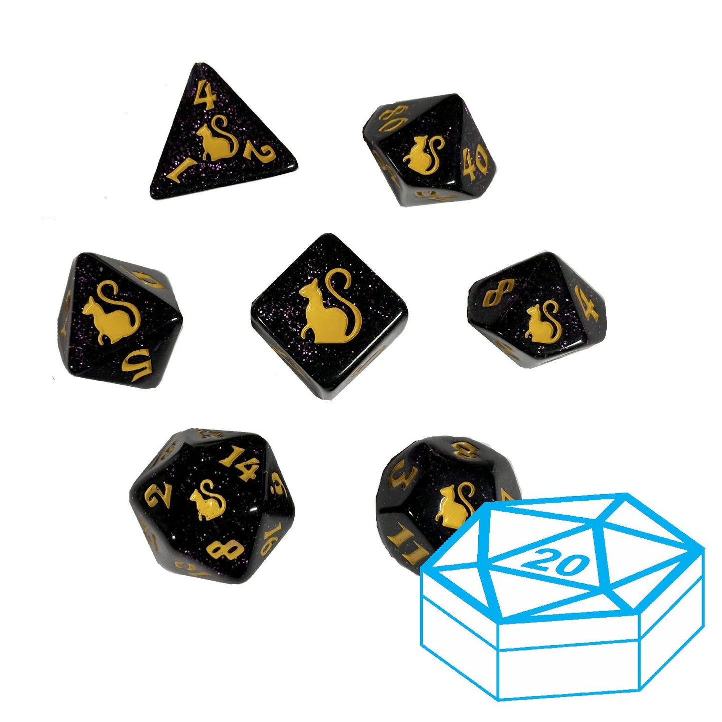 Kitty Clacks® Salem in d20 Case